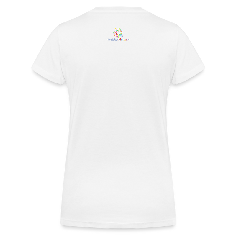 Frauen Bio-T-Shirt mit V-Ausschnitt von Stanley & Stella - weiß