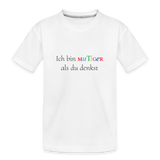 Teenager Premium Bio T-Shirt - weiß